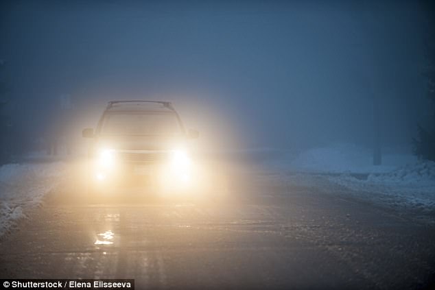 One factor contributing to accidents that British police record is ‘dazzling headlamps’