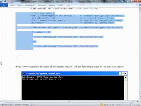 Zebra Scanner SDK for Windows Desktop: Programming Basics