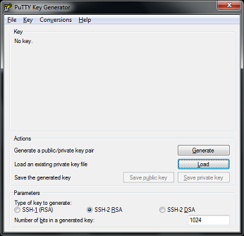 Generate ssh private key using puttygen