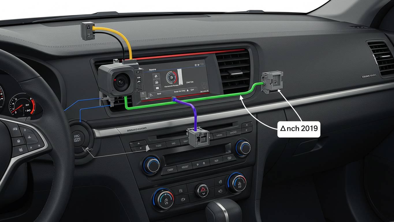 kak podklyuchit kameru zadnego vida k magnitole 1