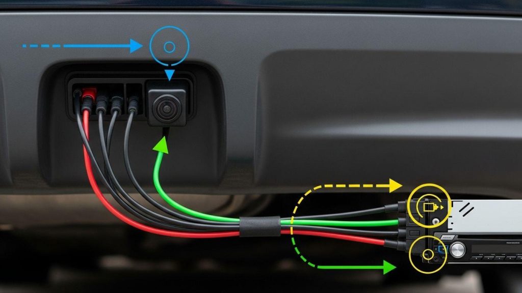 kak podklyuchit kameru zadnego vida k magnitole 3