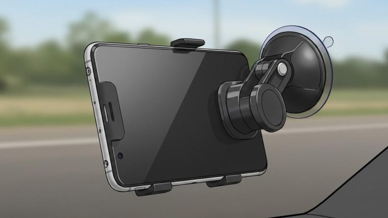 obzor derzhateley dlya telefona v avto na steklo deflektor panel 1