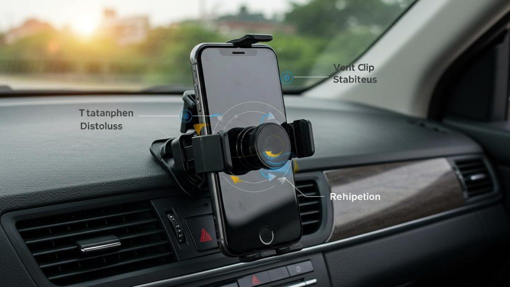 obzor derzhateley dlya telefona v avto na steklo deflektor panel 3