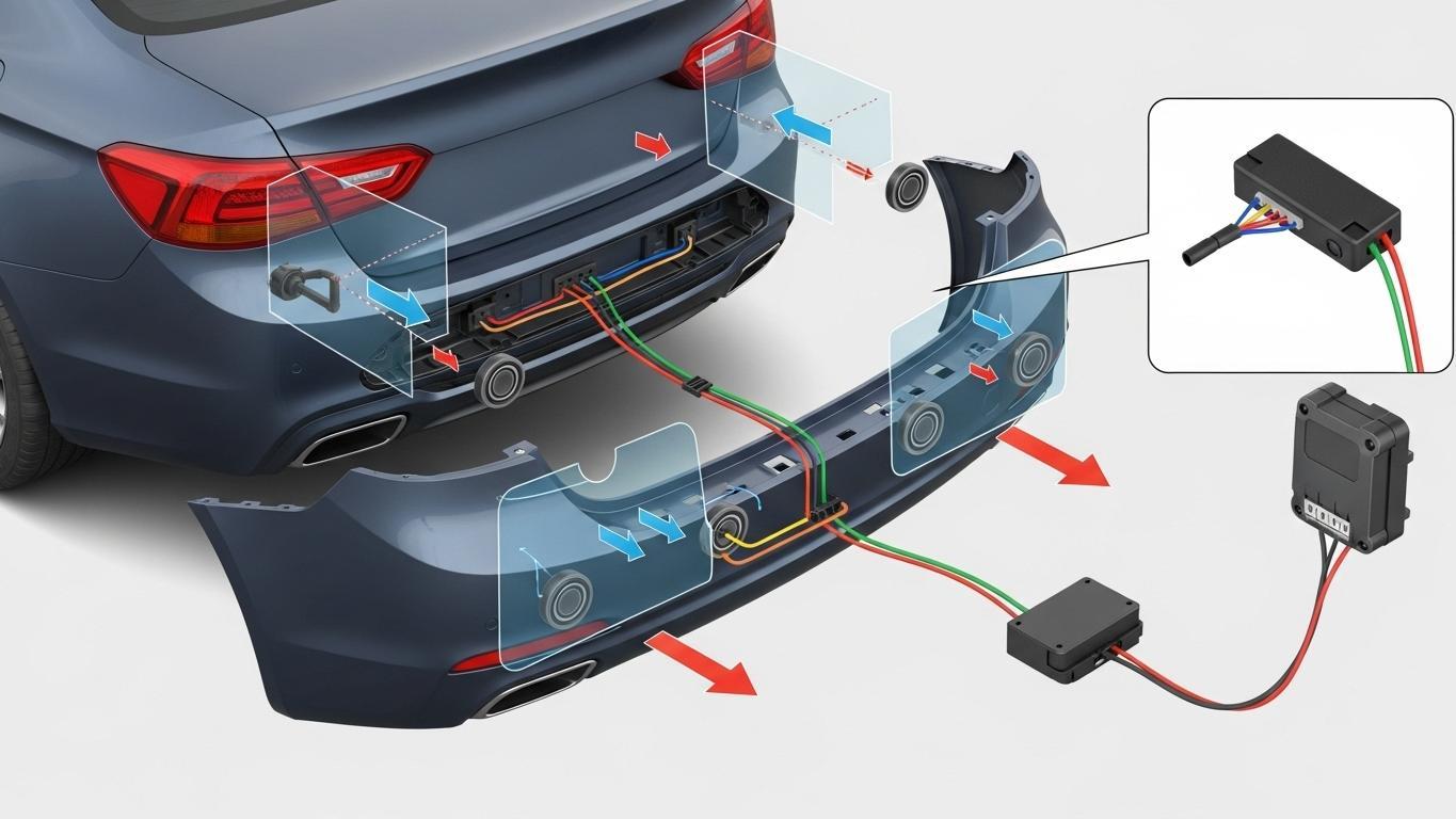 ustanovka parktronika svoimi rukami poshagovaya instrukciya 1