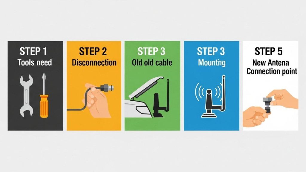 zamena shtatnoy antenny na usilennuyu instrukciya i sovety 2